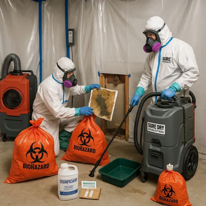 Contaminated Water Handling Protocols process in Finley, ND