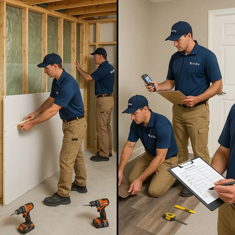 Repairs and Reconstruction process in Finley, ND